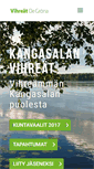 Mobile Screenshot of kangasalanvihreat.fi